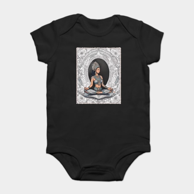Iyengar Yoga Baby Bodysuit by animegirlnft